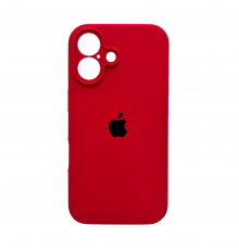 Чохол для смартфона Silicone Full Case AA Camera Protect for Apple iPhone 16 20,China Red (FullAAi16-20)