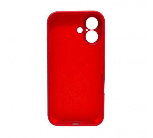 Чохол для смартфона Silicone Full Case AA Camera Protect for Apple iPhone 16 20,China Red (FullAAi16-20)