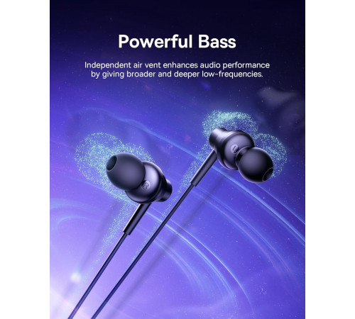 Навушники дротові Baseus Encok CZ11 (Type-C) Black (A00164300113-Z1)