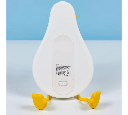 Силіконовий нічник Втомлена качечка K-1096 із сенсорним керуванням 1200mAh (3 режими яскравості) 15см