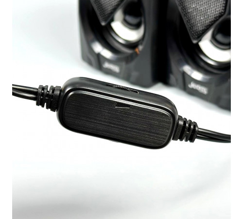 Колонка комп'ютерна Jedel S-502 з RGB підсвічуванням (USB+3.5mm) (10,5*6,5*6,0 см)