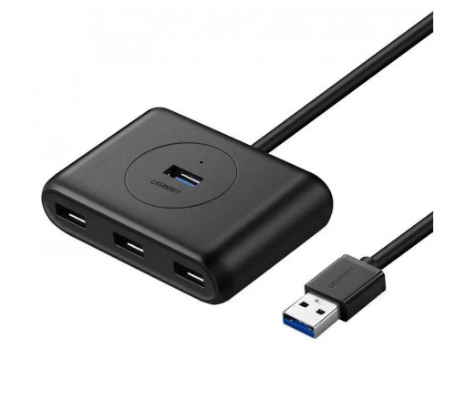 USB-хаб UGREEN USB 3.0 Hub  0.5m (Black) (UGR-20290)