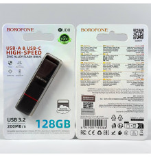 USB флеш Borofone BUD8 128Gb Spirit USB3.2+Type-C Швидкісна