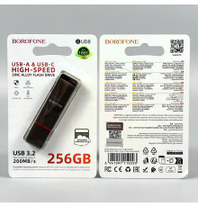 USB флеш Borofone BUD8 256GB Spirit USB3.2+Type-C Швидкісна