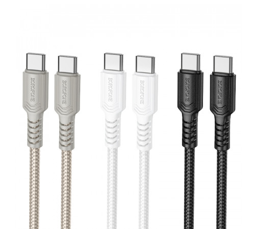 Data Cable Borofone BX116 Certain Type-C to Type-C 60W 1m