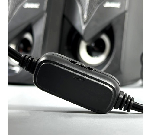 Колонка комп'ютерна Jedel S-573 з RGB підсвічуванням (USB+3.5mm) (12,0*9,5*7,0 см)