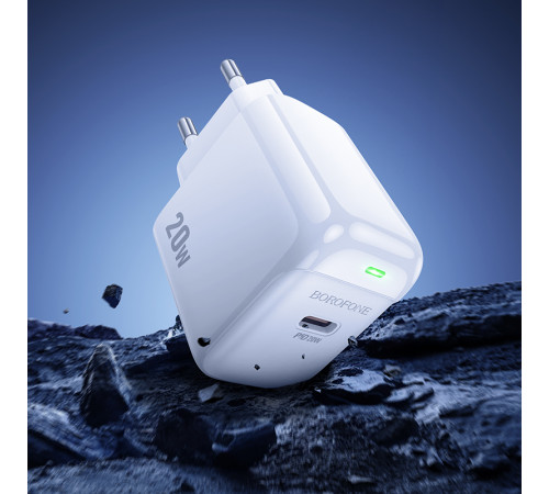 Мережевий зарядний пристрій Borofone BAS43A Potential PD20W