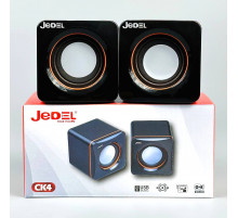 Колонка комп'ютерна Jedel CK4 Mini (USB+3.5mm) (7,0*7,0*7,0см)