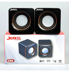 Колонка комп'ютерна Jedel CK4 Mini (USB+3.5mm) (7,0*7,0*7,0см)