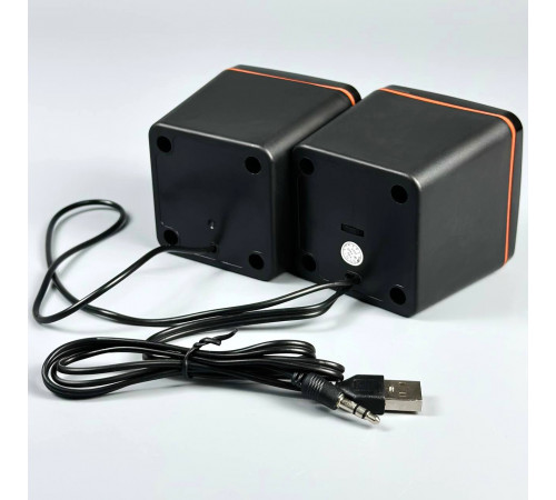 Колонка комп'ютерна Jedel CK4 Mini (USB+3.5mm) (7,0*7,0*7,0см)