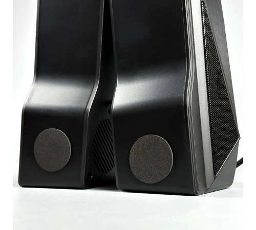 Колонка комп'ютерна Jedel S550 з RGB підсвічуванням (USB+3.5mm) (19,0*7,5*7,0 см)