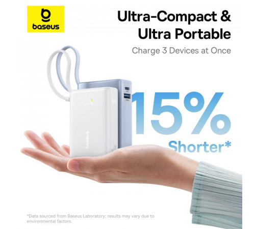 УМБ Power Bank Baseus PicoGo Digital Display 10000mAh 45W (P10076803213-00)