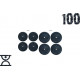 Набор блинов 100кг (4х10 и 4х15) на гриф 25.30.50 мм