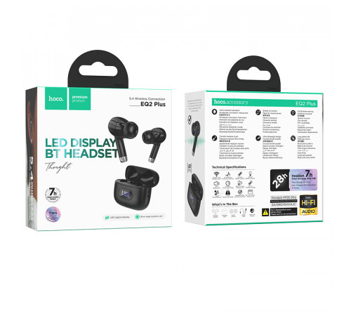 Бездротові навушники Hoco EQ2 Plus