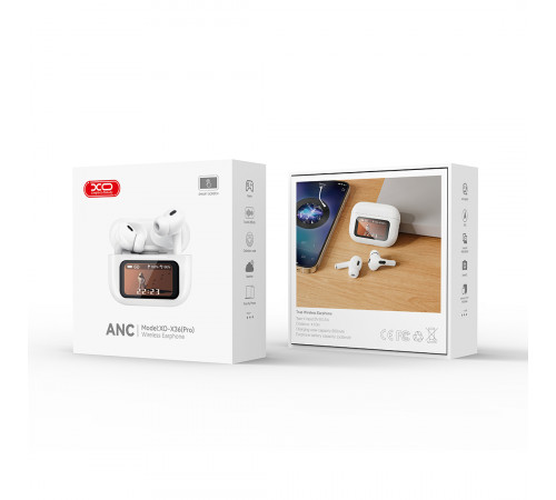 Бездротові навушники XO X36 Pro Smart Screen ANC