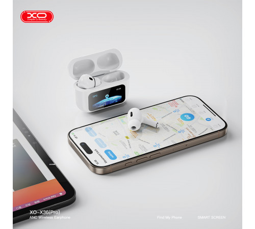 Бездротові навушники XO X36 Pro Smart Screen ANC