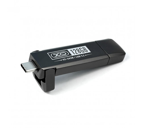 USB флеш XO DK08 128Gb USB3.2+Type-C Швидкісна