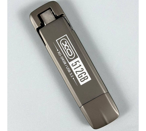 USB флеш XO DK08 512Gb USB3.2+Type-C Швидкісна