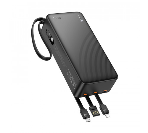 УМБ Power Bank Hoco J146B Night tide 30000mAh 2A (with cable Type-C+Micro+Lightning+USB)