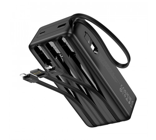 УМБ Power Bank Hoco J146B Night tide 30000mAh 2A (with cable Type-C+Micro+Lightning+USB)