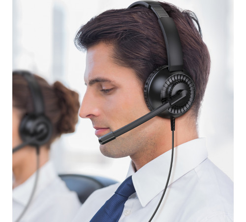 Навушники комп'ютерні дротові Hoco W112 Pure