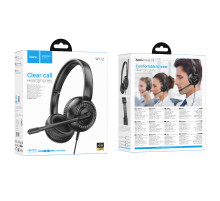 Навушники комп'ютерні дротові Hoco W112 Pure