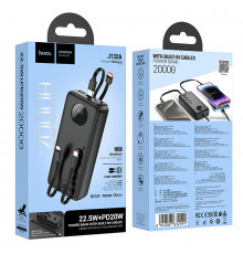 УМБ Power Bank Hoco J132A Sabio 20000mAh 22.5W+PD20W (with cable 2Type-C+Lightning)