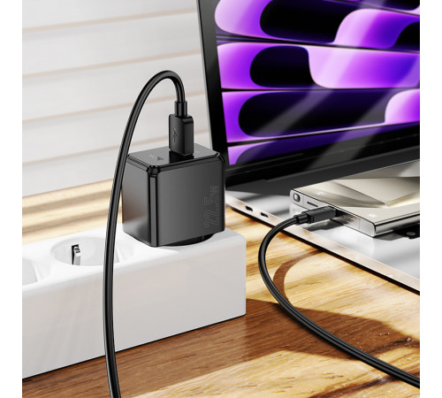 Мережевий зарядний пристрій Hoco CS17A Wish multi-protocol 22.5W