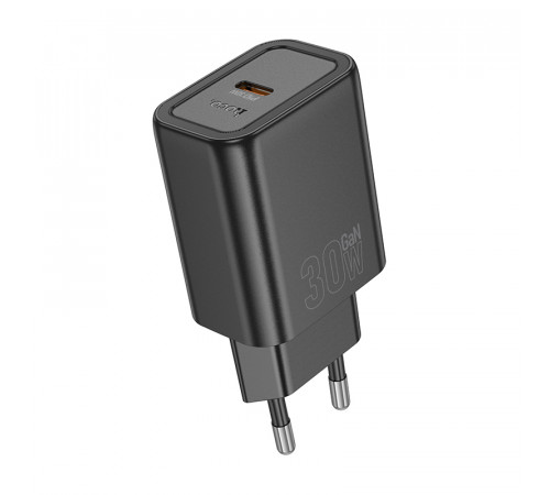 Мережевий зарядний пристрій Hoco N63 Gentle GaN PD30W+QC3.0