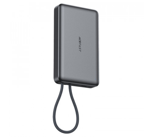 УМБ Power Bank AceFast M18 10000mAh PD20W (22.5W) з бездротовою зарядкою (with cable Type-C)
