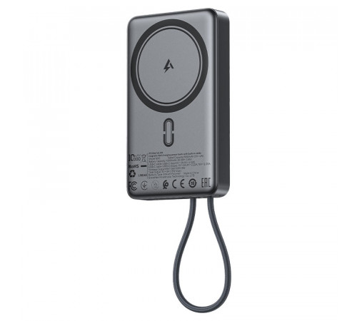 УМБ Power Bank AceFast M18 10000mAh PD20W (22.5W) з бездротовою зарядкою (with cable Type-C)