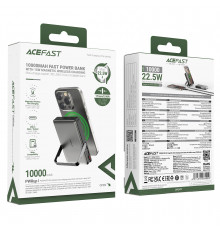 УМБ Power Bank AceFast M17 10000mAh 22.5W з підставкою та бездротовою зарядкою