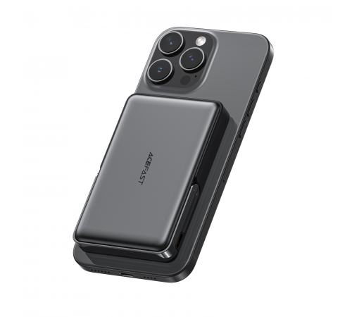 УМБ Power Bank AceFast M17 10000mAh 22.5W з підставкою та бездротовою зарядкою