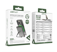 УМБ Power Bank AceFast M16 5000mAh PD18W з бездротовою зарядкою та підставкою