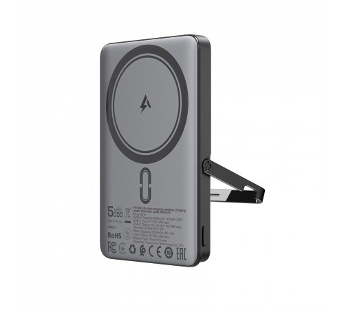 УМБ Power Bank AceFast M16 5000mAh PD18W з бездротовою зарядкою та підставкою