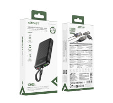 УМБ Power Bank AceFast M13 10000mAh Sparkling series PD22.5W (with cable Type-C)