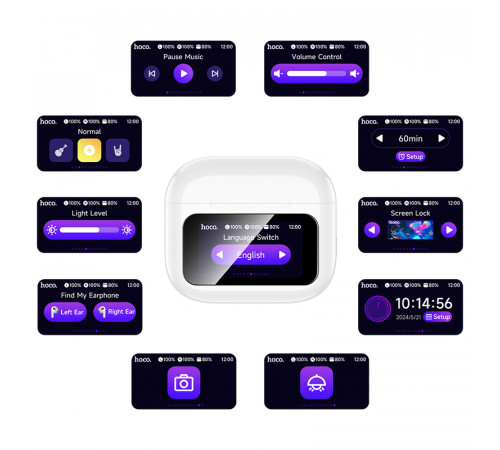 Бездротові навушники Hoco EW81 Elegant touch screen