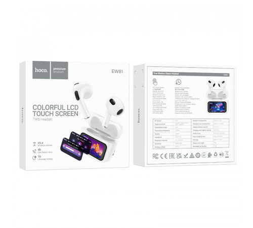 Бездротові навушники Hoco EW81 Elegant touch screen