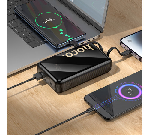 УМБ Power Bank Hoco Q37A Graceful 20000mAh 22.5W+PD20W (with cable Type-C+Lightning)