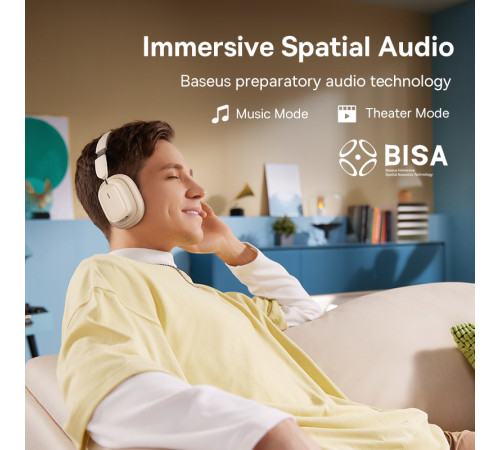 Навушники Baseus Bowie H1i Noise-Cancelling (A00050402223-00)