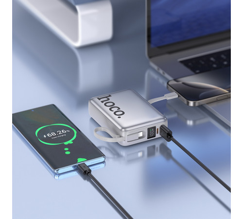 УМБ Power Bank Hoco Q39 Eminente 20000mAh 22.5W+PD20W (with cable Type-C+Lightning)