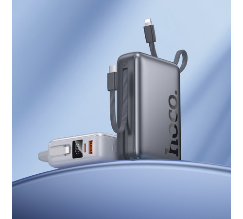 УМБ Power Bank Hoco Q39 Eminente 20000mAh 22.5W+PD20W (with cable Type-C+Lightning)