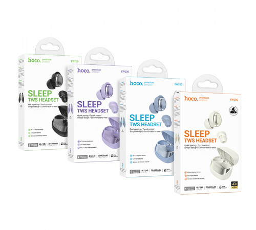 Бездротові навушники Hoco EW200 Elegant (WHITE, BLACK)