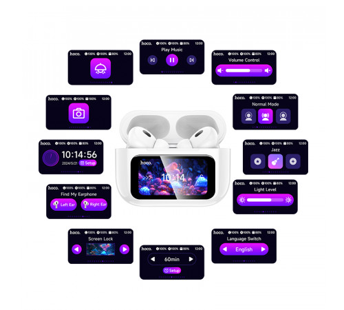 Бездротові навушники Hoco EW72 Soar ANC touch screen