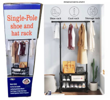 Напольная Вешалка SINGLE-POLE SHOE and HAT RACK  107-2  (12)