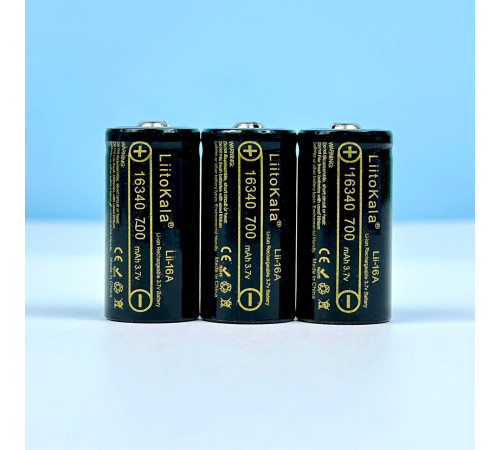 Акумулятор LiitoKala 16340 Lii-16A 700mAh