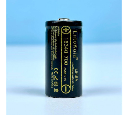 Акумулятор LiitoKala 16340 Lii-16A 700mAh