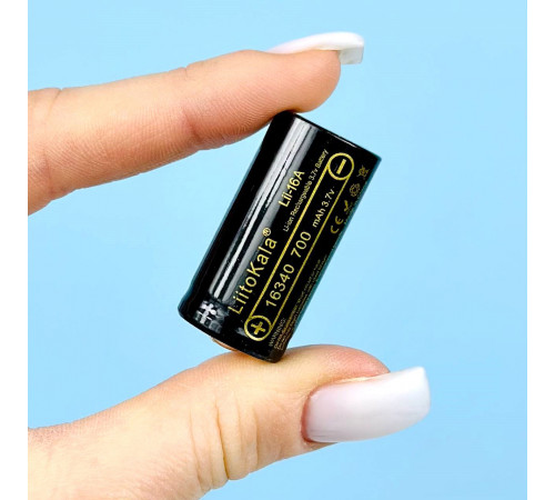 Акумулятор LiitoKala 16340 Lii-16A 700mAh