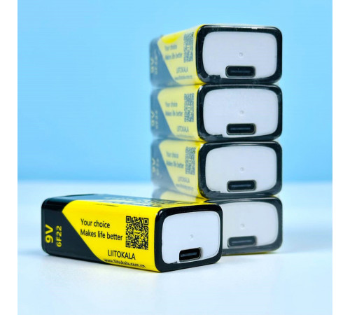 Акумулятор LiitoKala Крона USB-9V, 1100mAh