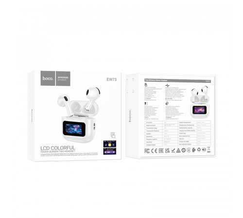 Бездротові навушники Hoco EW73 Randy touch screen